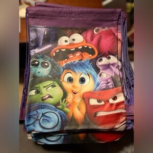 Disney Inside Out character double sided cinch sack